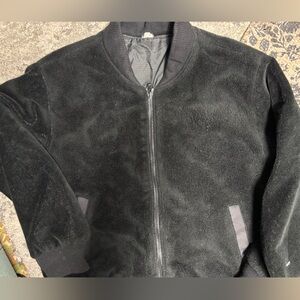 Choko cozy Black Fleece Bomber Jacket